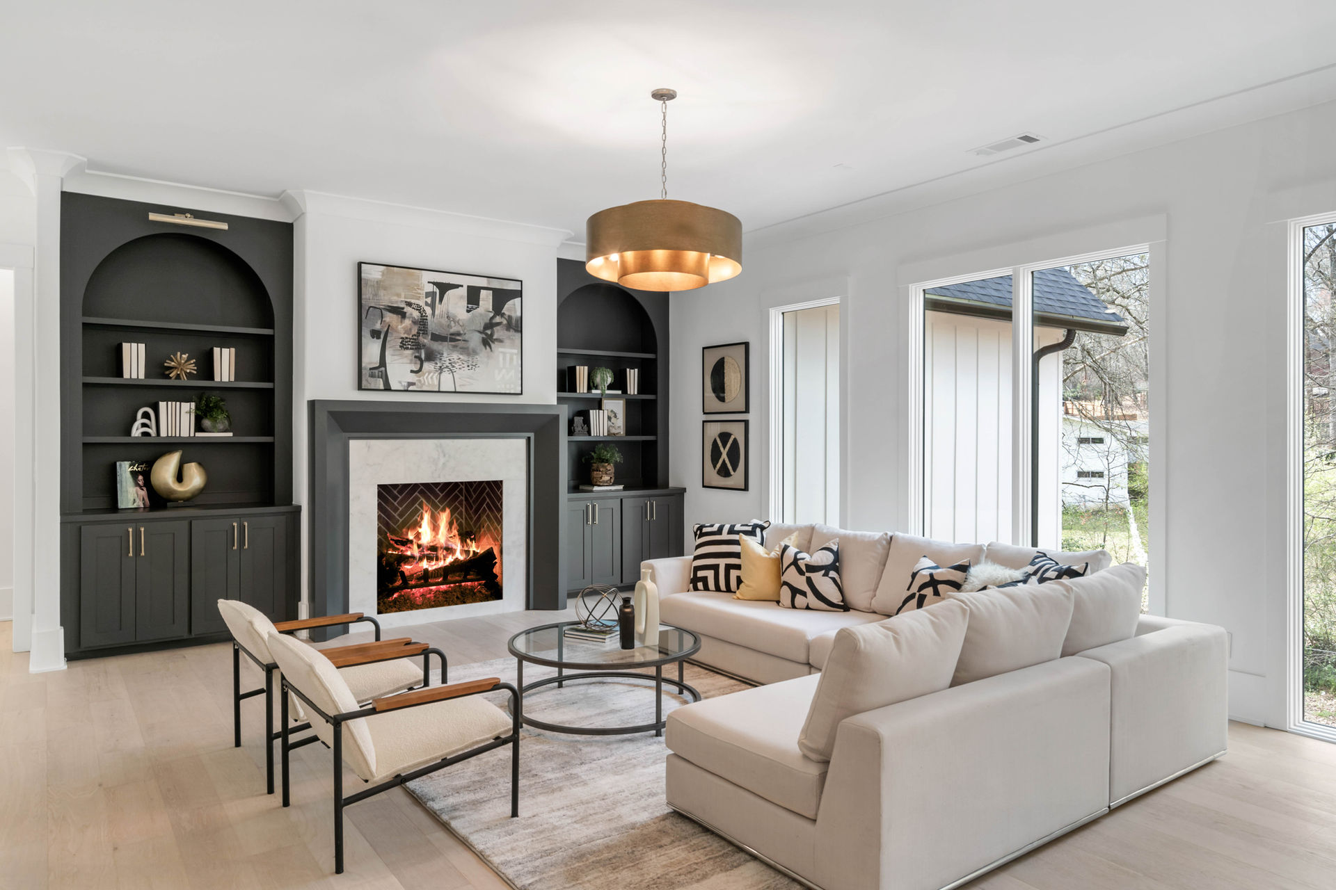 Metro Atlanta home before staging